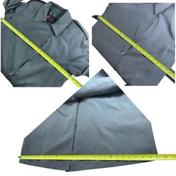 Vintage 80s London Fog Floral-Lined Thinsulate Trench Coat Wn Size12 Reg - Picture 7 of 8